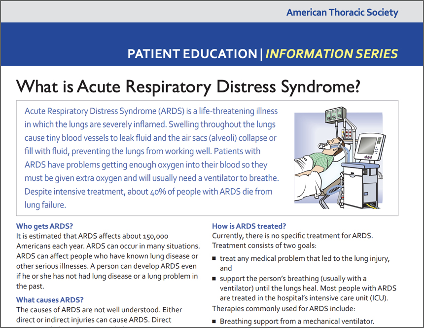 American Thoracic Society - ARDS Article