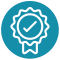 Blue Compliance Icon