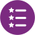 Purple List Icon